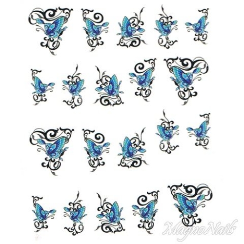 2D Nail Art One Stoke Sticker