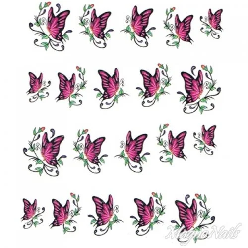 2D Nail Art One Stoke Sticker