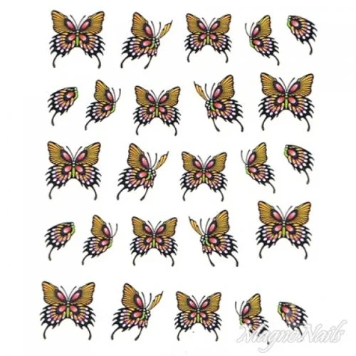 2D Nail Art One Stoke Sticker