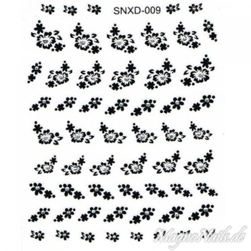 Nail Art 2D Sticker Nagelaufkleber Aufkleber Nageldesign Nägel selbstklebend Strasssteine