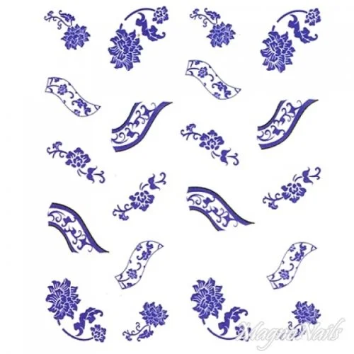 2D Nail Art One Stoke Sticker