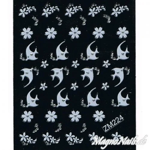 Nail Art 2D Sticker Nagelaufkleber Aufkleber Nageldesign Nägel selbstklebend Fische