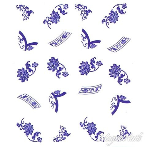 2D Nail Art One Stoke Sticker