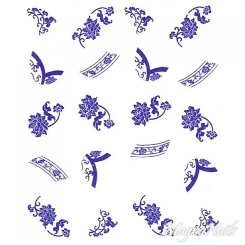 2D Nail Art One Stoke Sticker