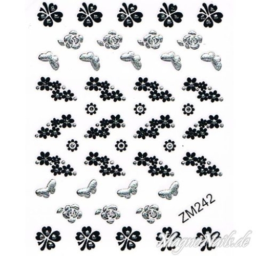 Nail Art 2D Sticker Nagelaufkleber Aufkleber Nageldesign Nägel selbstklebend
