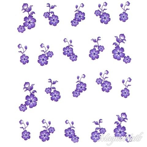 2D Nail Art One Stoke Sticker