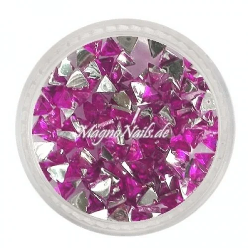 Strasssteine - Dreieck violett Nageldesign Nägel Nails Nagelstudio Einleger Nailart