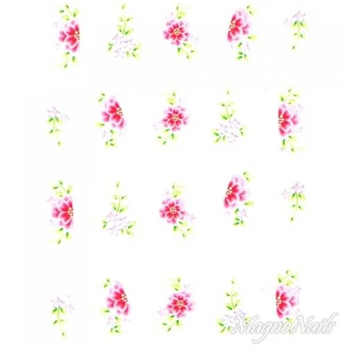 2D Nail Art One Stoke Sticker