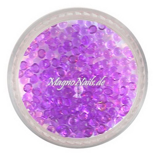 Nail Art Einlegemotive - Halbperlen lila Nägel Nails Nailart Nageldesign Nagel Glitzer