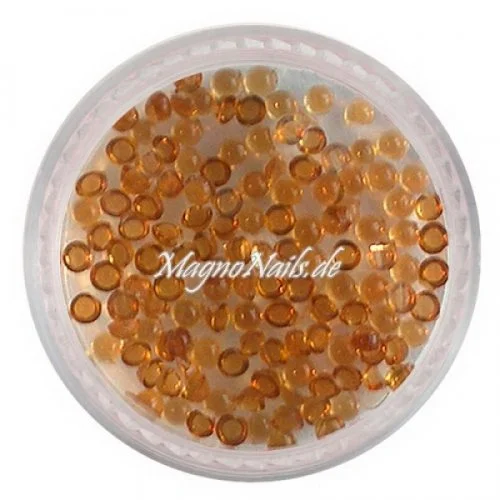 Nail Art Einlegemotive - Halbperlen braun Nägel Nails Nailart Nageldesign Nagel Glitzer