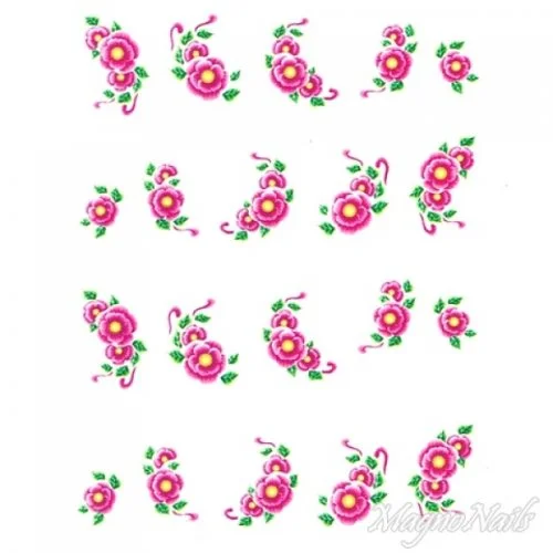 2D Nail Art One Stoke Sticker