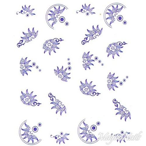 2D Nail Art One Stoke Sticker