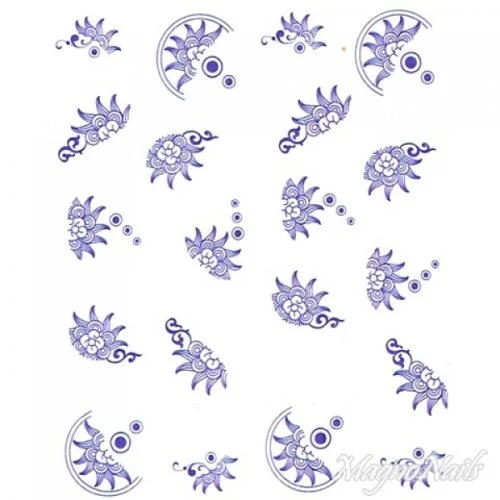 2D Nail Art One Stoke Sticker