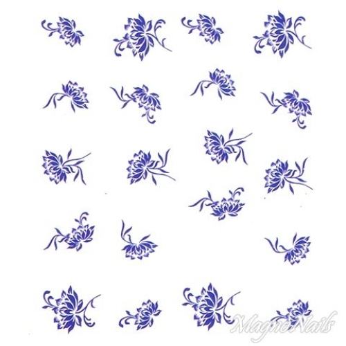 2D Nail Art One Stoke Sticker