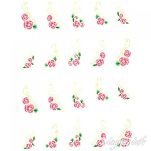 2D Nail Art One Stoke Sticker