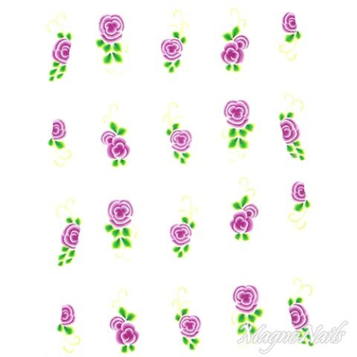 2D Nail Art One Stoke Sticker