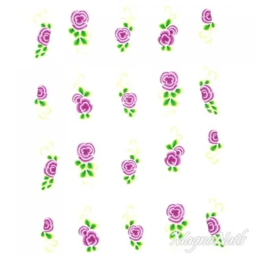 2D Nail Art One Stoke Sticker