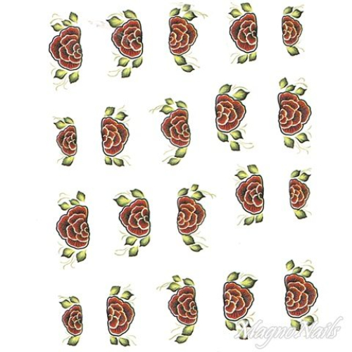 2D Nail Art One Stoke Sticker