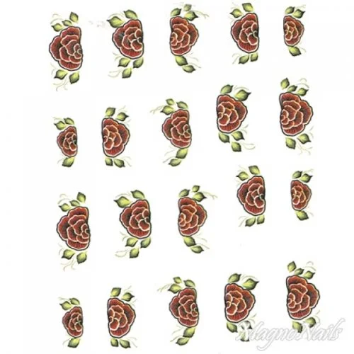 2D Nail Art One Stoke Sticker