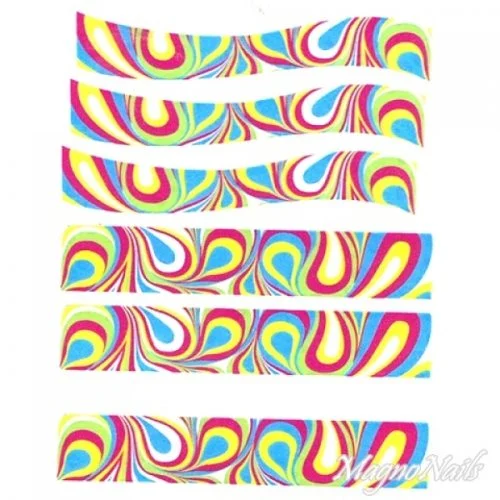 2D Nail Art One Stoke Sticker