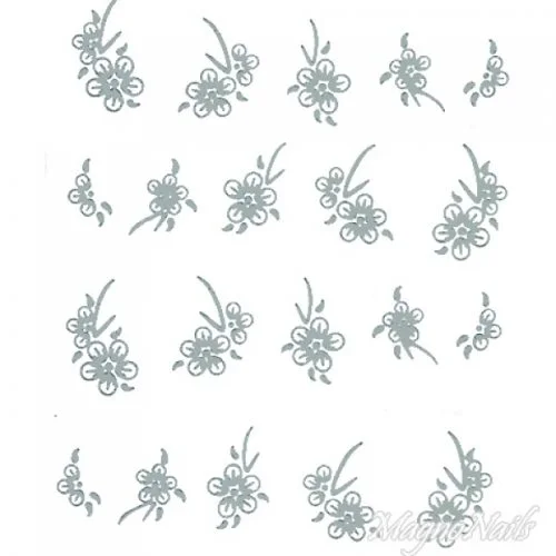 2D Nail Art One Stoke Sticker