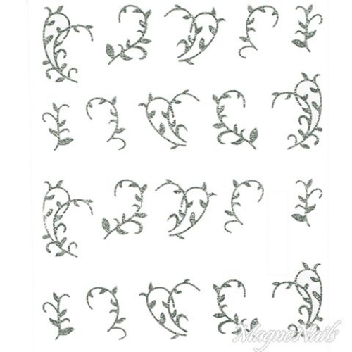 2D Nail Art One Stoke Sticker