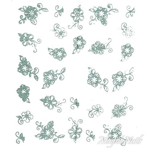 2D Nail Art One Stoke Sticker