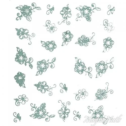 2D Nail Art One Stoke Sticker