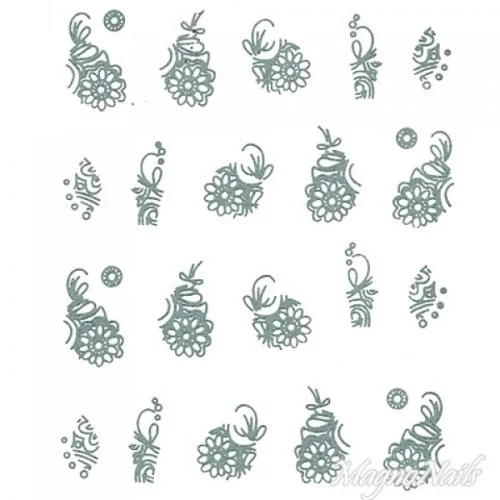 2D Nail Art One Stoke Sticker