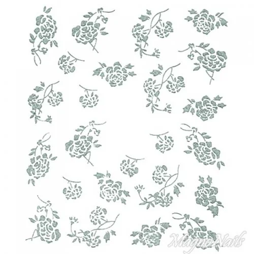 2D Nail Art One Stoke Sticker