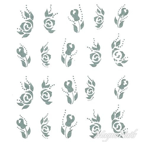 2D Nail Art One Stoke Sticker