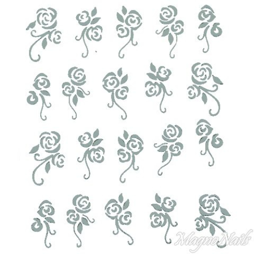 2D Nail Art One Stoke Sticker