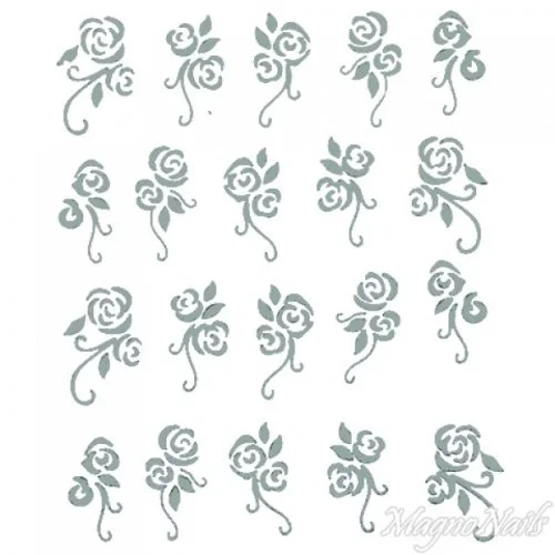 2D Nail Art One Stoke Sticker