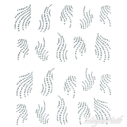 2D Nail Art One Stoke Sticker