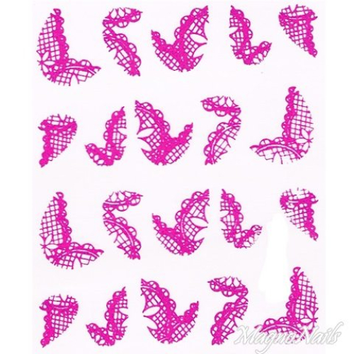 2D Nail Art One Stoke Sticker