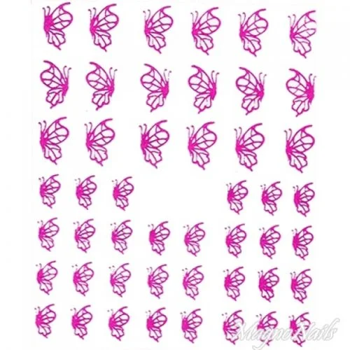 2D Nail Art One Stoke Sticker