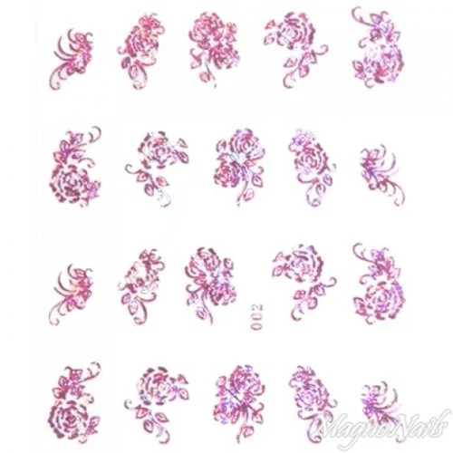 2D Nail Art One Stoke Sticker