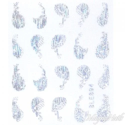 2D Nail Art One Stoke Sticker