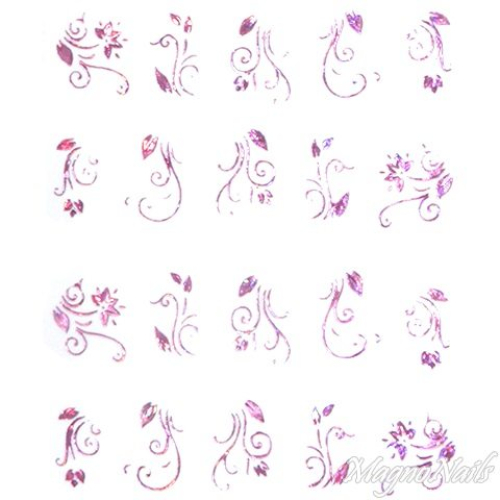 2D Nail Art One Stoke Sticker