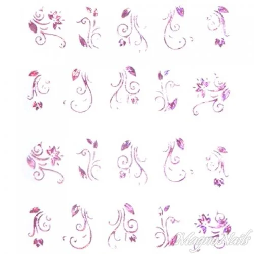 2D Nail Art One Stoke Sticker