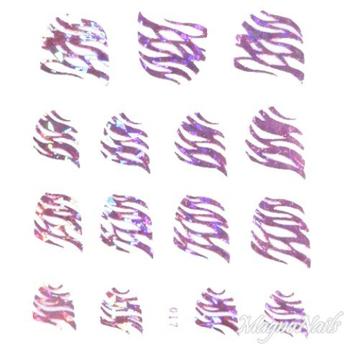 2D Nail Art One Stoke Sticker