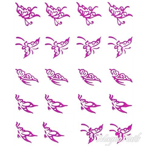 2D Nail Art One Stoke Sticker