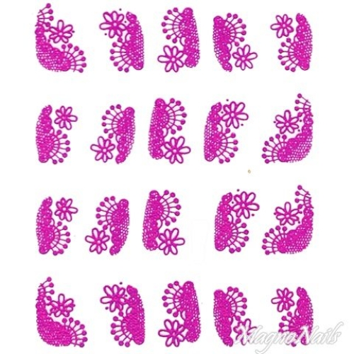 2D Nail Art One Stoke Sticker