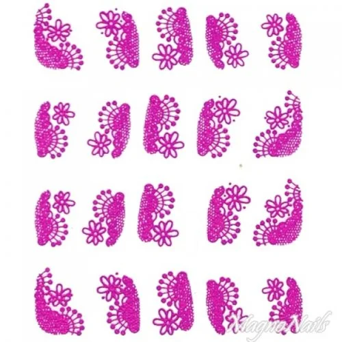 2D Nail Art One Stoke Sticker