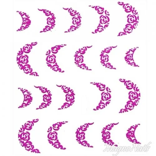 2D Nail Art One Stoke Sticker