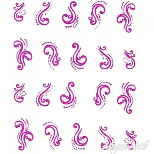 2D Nail Art One Stoke Sticker