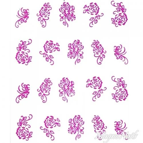 2D Nail Art One Stoke Sticker