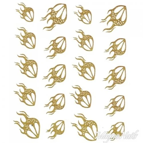 2D Nail Art One Stoke Sticker