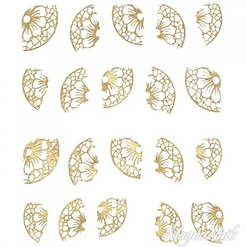 2D Nail Art One Stoke Sticker