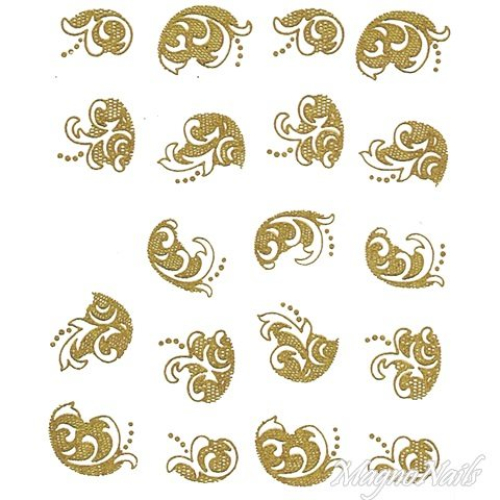 2D Nail Art One Stoke Sticker